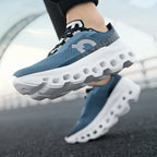 2025Male Cushioning Sneakers NonSlip Casual Sports Shoes Lightweight Men's Walking Running Shoes Hhollow Design Large Size 39-45