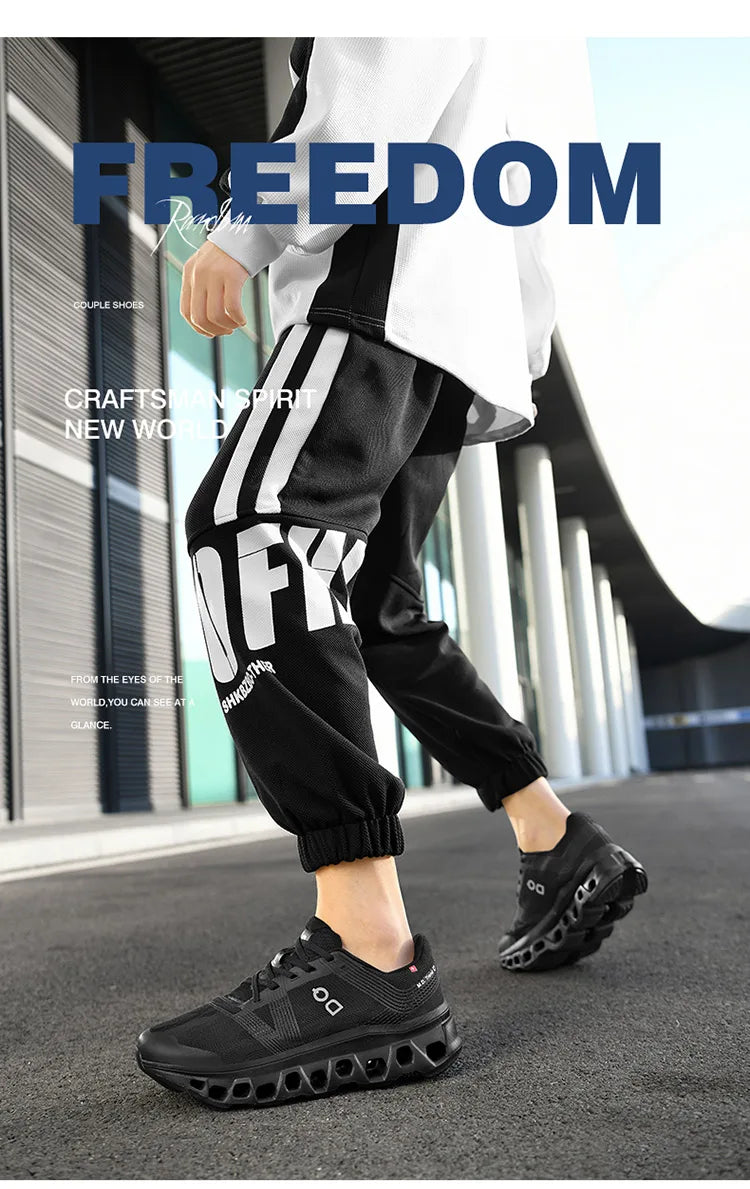 Marathon Sports Running Shoes Men Breathable Lightweight Sneakers Comfortable Athletic Nonskid Leisure Outdoor Sneakers for Men