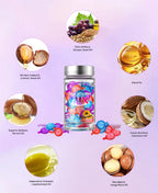 3IN1 Keratin Complex Oil Hair Vitamins Capsule Smooth Silky Hair Mask Repair Thermal Protection Hair Serum Oil Anti Hair Loss