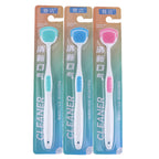 1/5PCS Tongue Scraper Oral Cleaner Brush Soft Silicone Cleaning Tongue Toothbrush Mouth Fresh Breath Scraping Hygiene Care Tools