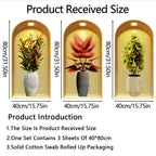 18 Styles Simulated Archway Niche Potted Plant Painting Wall Stickers Bedroom Living Room Hall Peel & Stick Art Mural Decals