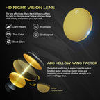 CRIXALIS Polarized Sunglasses For Men Night Vision Driving Square Trendy And Fashion Fishing Sun Glasses Women Male UV400