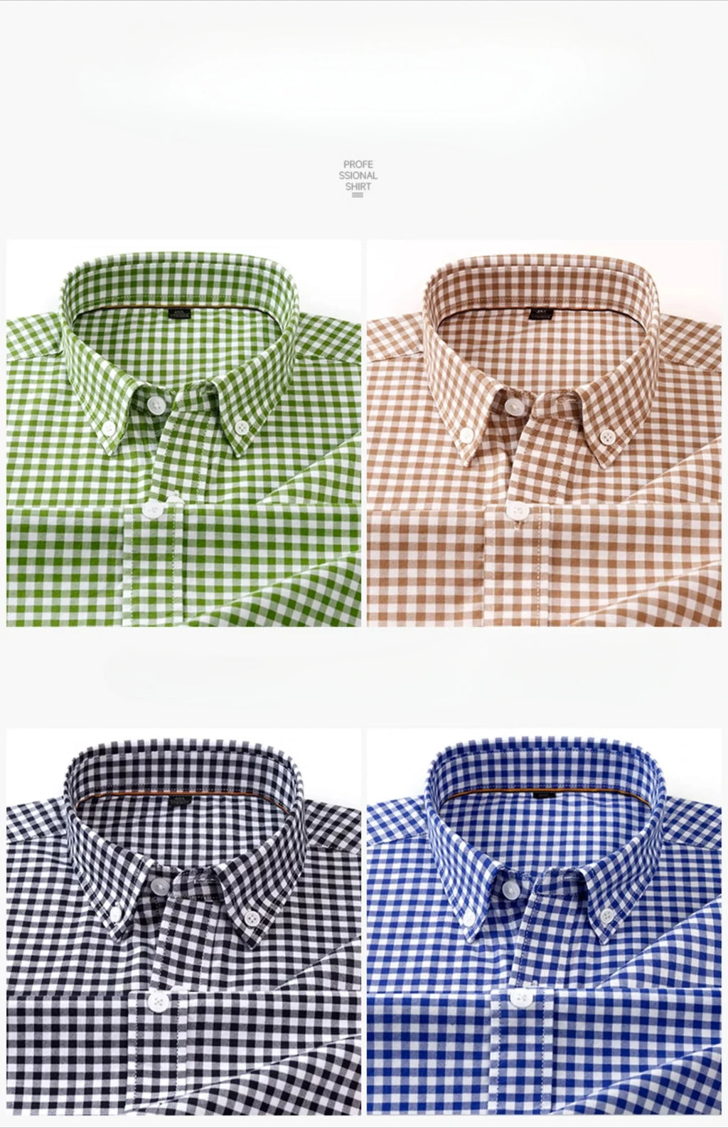 High Quality 100% Cotton Fashion Korena Popular Plaid Shirts for Men Slim Fit Formal Casual Shirt Trends Elegant Office Clothes