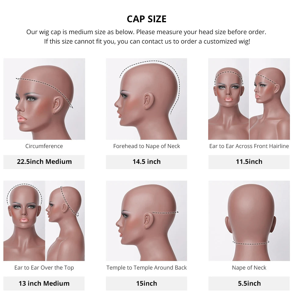 Swupod 13x4 13x6 220% Density Transparent HD Lace Front Wig for Women Deep Wave Remy Human Hair Ginger Orange 350# Loose Curly