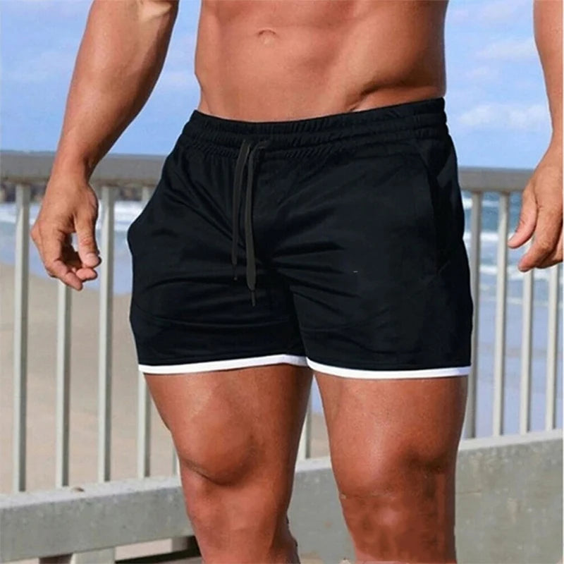 ADED Summer Men Sports Shorts Fitness Basketball Beach Pants Mesh Breathable Bodybuilding Gym Training Shorts Men's Sweatpants