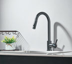 Pull Out Intelligent Touch Kitchen Sink Faucet With Hot And Cold Mixing Sink Faucet That Can Rotate 360 Degrees