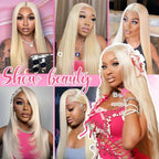 300 Density Human Wig 13x4 13x6 Hd Lace Frontal Wig Human Hair Blonde 613 Lace Front Wigs Raw Vietnamien Straight Wigs For Women