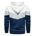 Spring Autumn Fashion splicing Men's Hoodies long sleeve Casual Hoodies Sweatshirts pure color Sweatshirt men tops Pullover