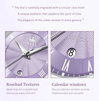 OLEVS Elegant Fashion Women's Watches Luxury Brand Quartz Watch for Ladies Waterproof Stainless Steel Luminous Date Wristwatch