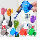2/4Pcs Travel Toothbrush Toothbrush Protector Cap Brush Pod Case Portable Plastic Clip for Home Travel, Camping, School, Busines