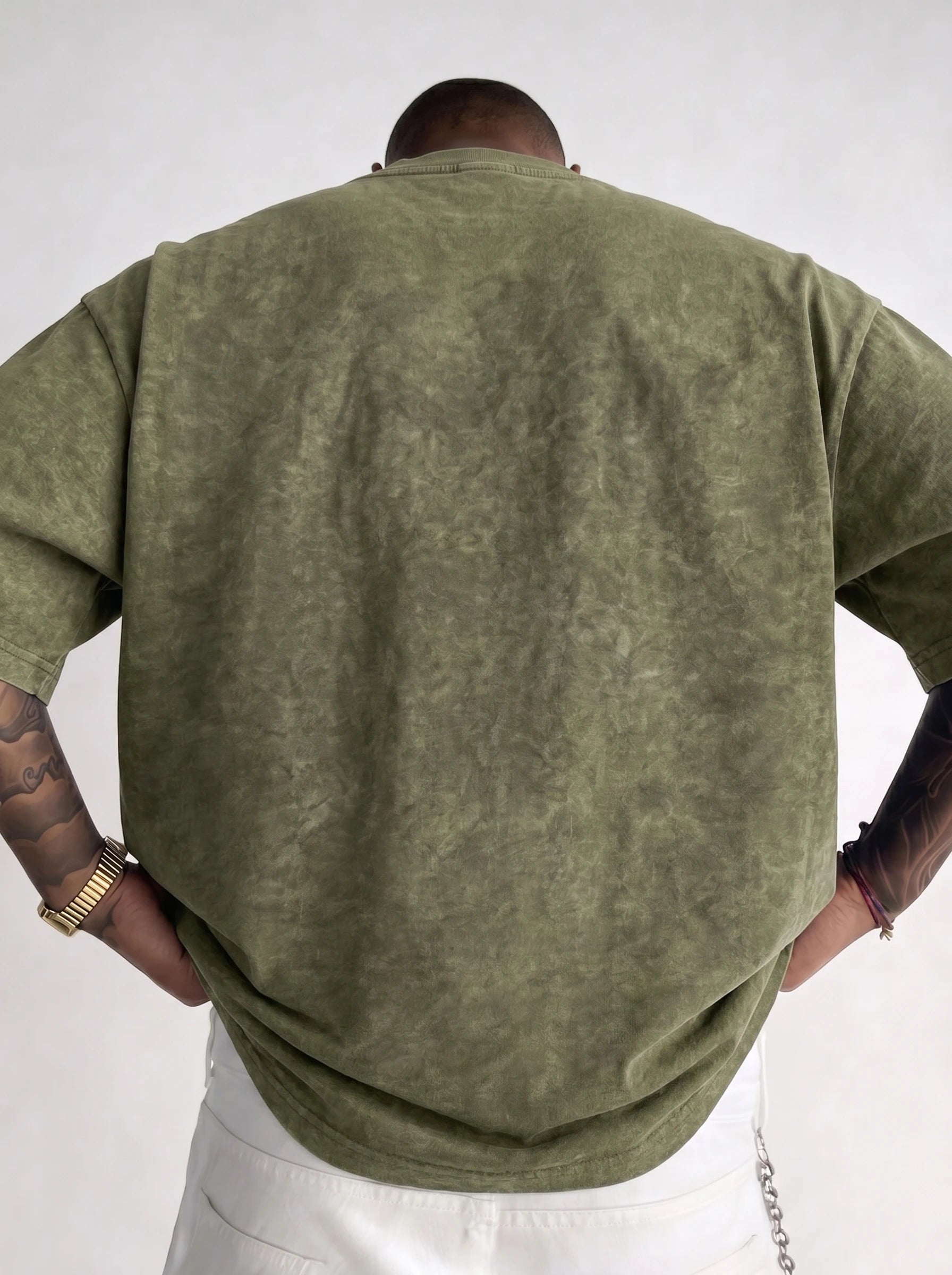 Men Vintage Acid Washed T-shirt Solid Color Mineral Wash Blank Graphic Tee Oversized Loose Short Sleeve Unisex Hip Hop Streetwear Tops