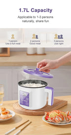 Mini Electric Rice Cooker Double Layer Multi Cooker Non-Stick Smart MultiCooker Electric Cooker Steamed Rice Pot for Home