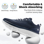 FitVille Men's Walking Shoes Lightweight Wide Men Sneakers Comfortable Casual Sports Running Shoes for Men for Plantar Fasciitis