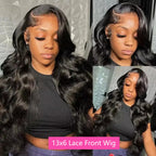HD Transparent 13x4 13x6 Body Wave Lace Front Wig Pre Plucked 360 Lace Frontal Wig Human Hair Wigs For Women 7x6 Wig 200 Density