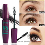 JUJU DREAM 4D Black Waterproof Fiber Mascara，Volumizing, Lengthening, Curling, Waterproof Eye Makeup Cosmetic