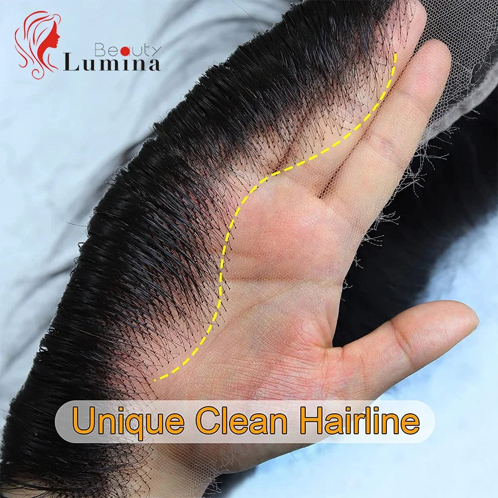 13x4 Lace Frontal Brazilian Straight Human Hair 5x5 Lace Closures Only Pre Plucked Natural Color Remy Hair 8-22 Inch