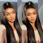 Highlight Wig 13x4 HD Lace Front Wigs Human Hair 250% Density  Straight Lace Closure Wigs Human Hair 4/27 Honey Blonde Lace Frontal Wig for Women 16 Inch