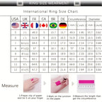 Classic Geometric Full-Diamond White Zircon Ring For Women 925 Silver Openwork Jewelry For Valentine's Day Men's Ring