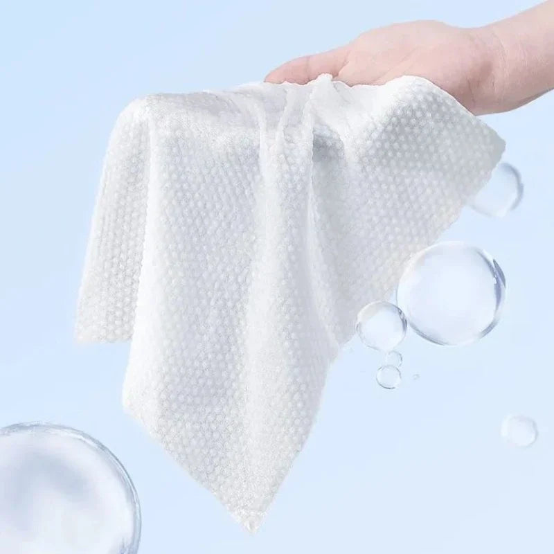 Disposable Face Towel Travel Facial Cleansing Soft Fabric Travel Cleaning Dry Wet Makeup Remover Washing  Facial Tissue Towel