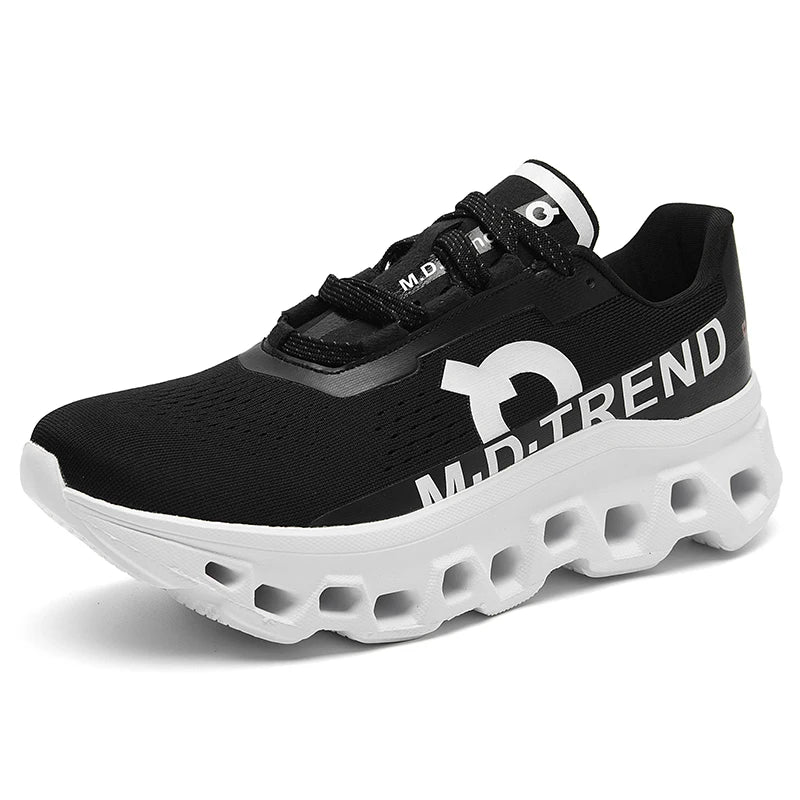 2025Male Cushioning Sneakers NonSlip Casual Sports Shoes Lightweight Men's Walking Running Shoes Hhollow Design Large Size 39-45