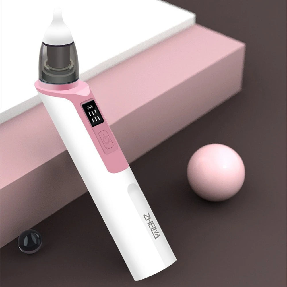 New Rechargeable Baby Nose Cleaner Silicone Adjustable Suction Child Nasal Aspirator Health Safety Convenient Low Noise