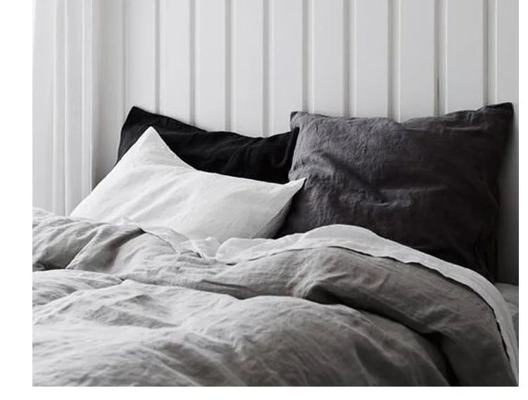 French Stone Wash Linen Throw Pillow Case Euro Sham for Bed,Custom Size Envelope Cushion Cover Decoration Pillowcase