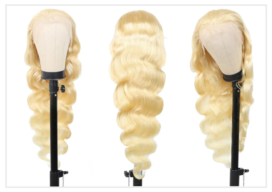 30 40 Inch 613 Human Hair Wig 13x6 Hd Lace Frontal Wigs For Women Body Wave 360 Wigs Human Hair Honey Blonde 13x4 Lace Front Wig