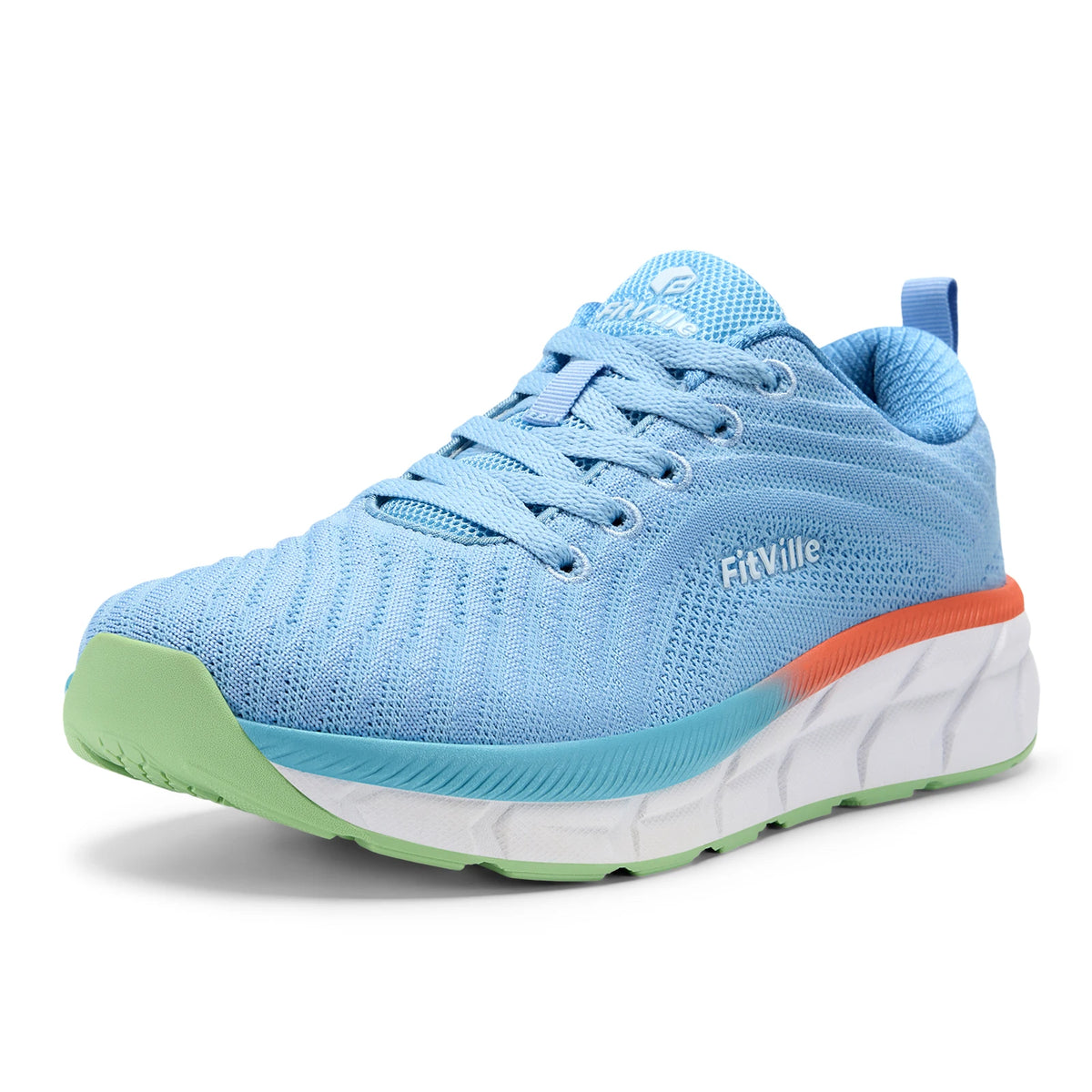 Fitville Women's Sports Shoes Breathable Wide Walking Rnning Jogging Shoes for Women Casual Sneakers Lightweight Comfortable