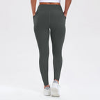 Women Yoga Pants with Pockets Butt Lifting Tummy Control Sports Leggings High Waist Fitness Tights Gym Clothing Sportswer