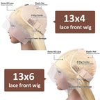613 Blonde Lace Front Wig Human Hair 13X6 Hd Lace Frontal Wig 13X4 Straight Lace Front Wigs 4X4 Closure Wig For Women 30 38 Inch