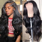 Raw Peruvian Body Wave 180% Density 30 32 inch 13x6 HD Lace Front Human Hair Wigs 13x4 Frontal Wigs Women Glueless Closure Wigs