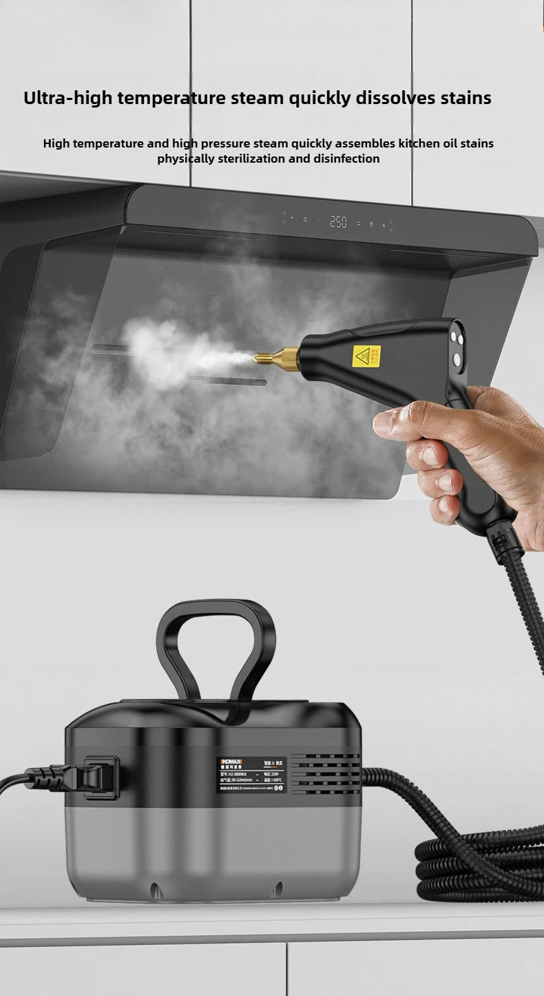 2500W Household high pressure steam cleaner Portable Handheld cleaner Air conditioner Kitchen Car Hood Steam Cleaning machine