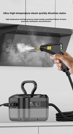 2500W Household high pressure steam cleaner Portable Handheld cleaner Air conditioner Kitchen Car Hood Steam Cleaning machine