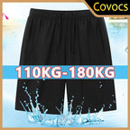 Plus Size 7XL-12XL Men's Summer Shorts Casual Baggy Short Pants 110kg-180kg Elastic Waist Joggers Trousers Male Boy Teen Clothes