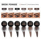 Wild Eyebrow Cream Smooth Styling Eyebrow Pomade Setting Eyebrow Wax Smudge Proof Eyebrow Dye Cream