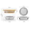 1Pc 4.9*3.8cm Nail Wash Pen Cup Sequins Powder Removal Nail Art Brush Washer Tool Nail Brushes Washing Cup With Lid &Mesh Filter