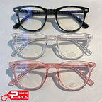 1/2Pcs Computer Glasses Frame Women Men Anti Blue Light Square Rectangle Eyewear Blocking Glasses Optical Spectacle Eyeglass