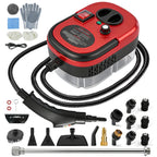 2500W Portable Handheld Steam Cleaner High-Temperature 1200ML Adjustable 105°C 6 Levels 20 Accessories With Brush Heads