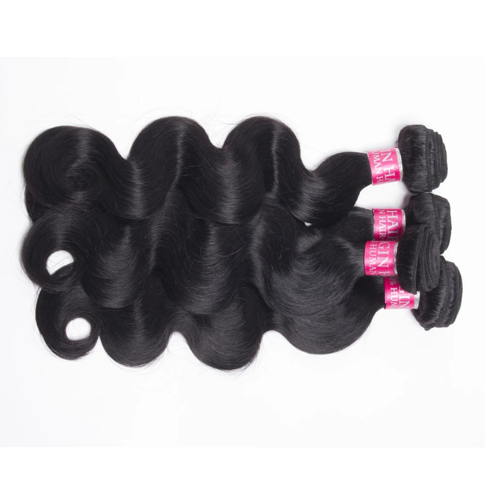 12A Grade Brazilian Body Wave Human Hair Bundles Brazilian Virgin Hair 14-30 Inch Double Weft Remy Hair Bundles