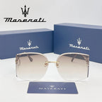 MASERATI Luxury Sunglasses Nylon Sunglasses UV400 Sunglasses for Driving Cycling Beach Outdoor for Men Women Trendy Design