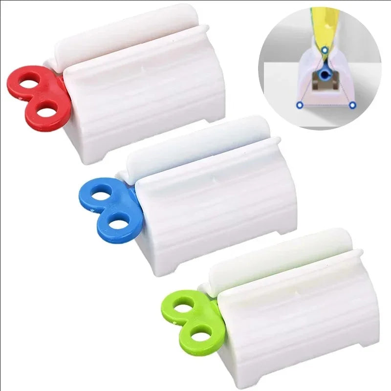 1/2/3/5pcs Plastic Dispenser Bathroom Accessories Multifunction Tube Squeezer Manual Squeezer Toothpaste Easy Portable