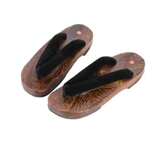WHOHOLL Geta Anime Anime Cosplay Costumes Japanese Geta Sandals Summer Sandals Men Flat Wooden Shoes Clogs Slippers Flip-flops