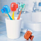 10 pieces, 5 pieces, toothbrush head storage box, toothbrush protective cap, meet daily household toothbrush head storage needs