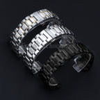 Stainless Steel Band 12mm 14mm 16mm 18mm 20mm 21mm22mm24mm for Seiko for Tissot Watch Strap Metal Replace Men Business WristBelt