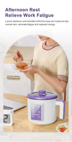 Mini Electric Rice Cooker Double Layer Multi Cooker Non-Stick Smart MultiCooker Electric Cooker Steamed Rice Pot for Home