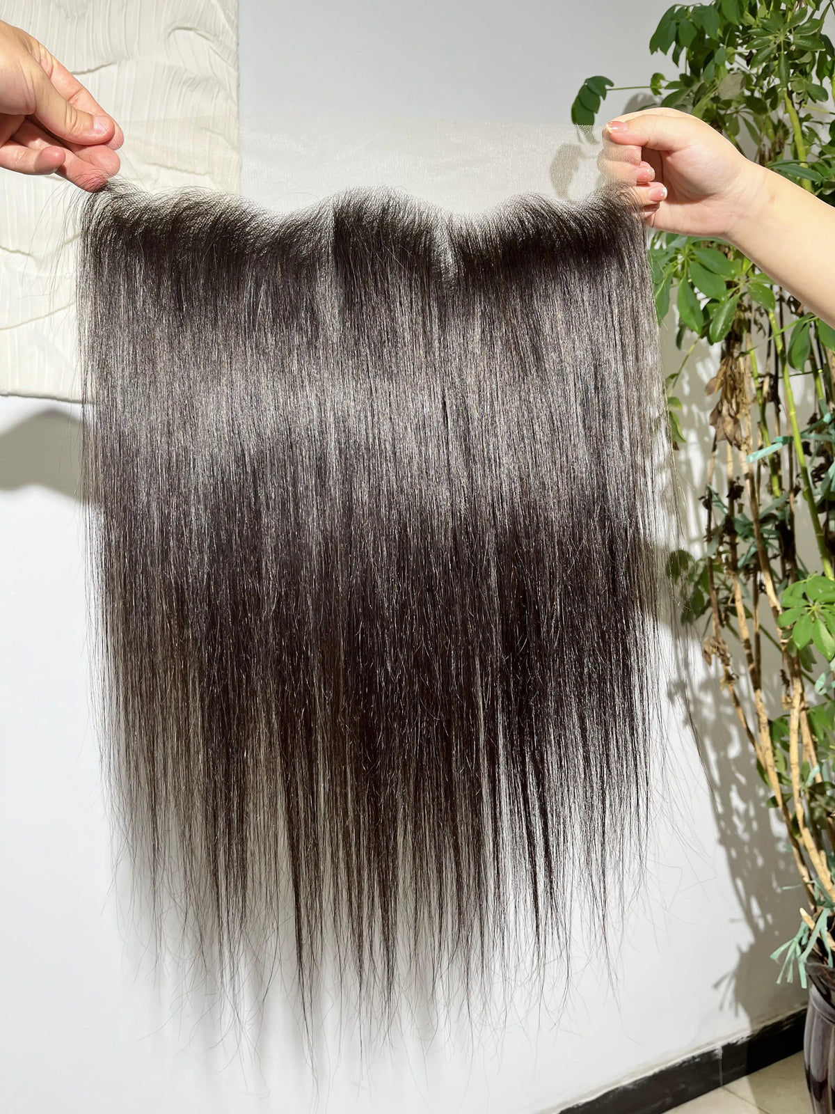 13x4 Lace Frontal Brazilian Straight Human Hair 5x5 Lace Closures Only Pre Plucked Natural Color Remy Hair 8-22 Inch