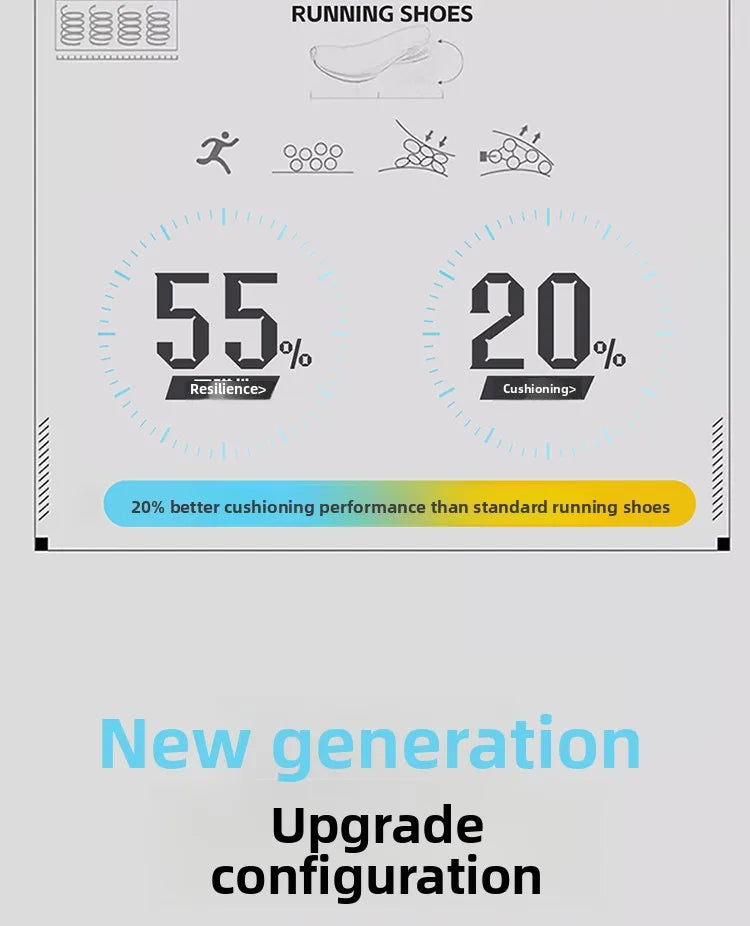 Men High Performance Running Shoes Light Cushion Marathon Ready Eco Breathable Mesh Non Slip Daily Outdoor Walking Sneakers