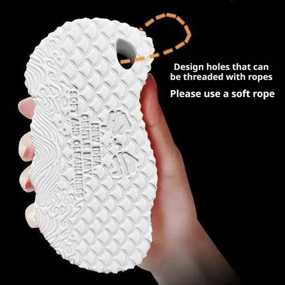 NEW 3D Magic Children Bath Sponge Body Exfoliating Dead Skin Sponge Cleaning Shower Brushes Peeling Sponge Artifact