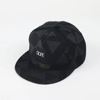 1PC DOPE Fabric triangle block print street dance hip-hop hat trend flat edge baseball hat men's and women's