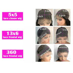 36 40 Inch 200 Density Frontal Wig For Black Women Brazilian Wigs Human Hair 5x5 Bone Straight HD Transparent Lace Front Wigs